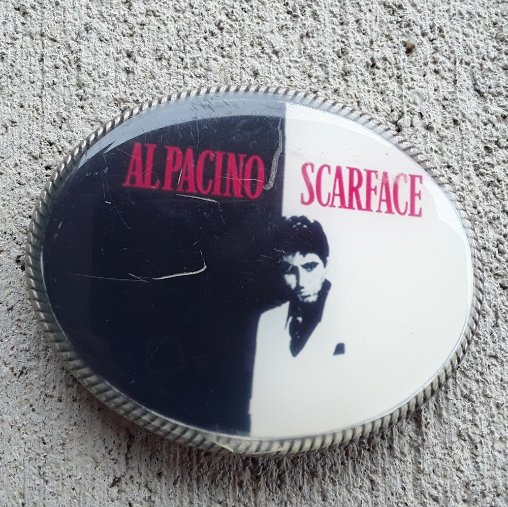 Vintage Scarface Al Pacino Belt Buckle
